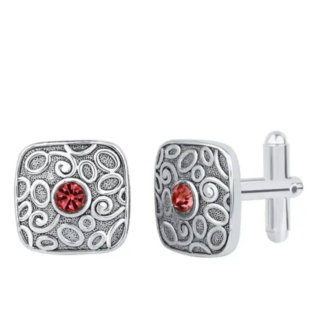 ABC Classic Men's Cufflinks – Elegant Shirt Accessories for Formal Wear, CL67